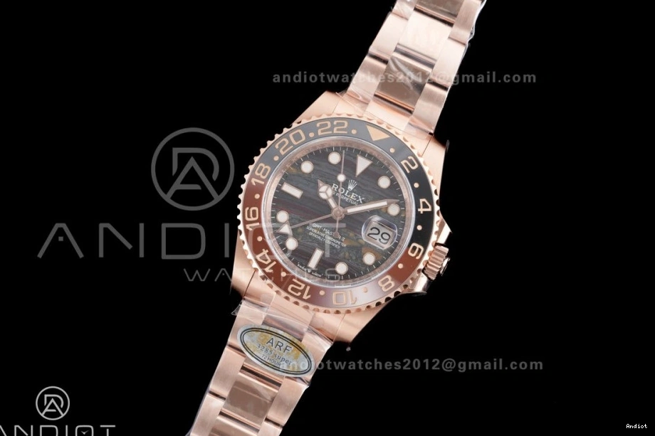 Tiger Iron Bracelet Sh3285 126715 Edition Master Oyster II CHNR on ARF Dial RG Best GMT 1111